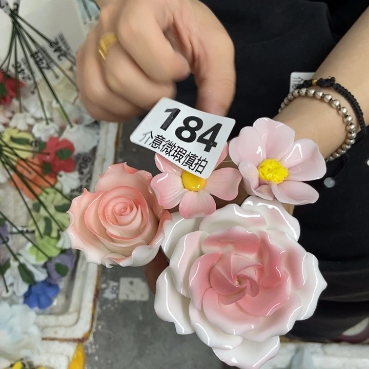 杯手工制作陶瓷花