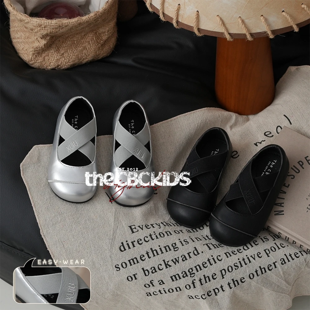 秋季交叉绑带简约童鞋风时尚儿童百搭公主小皮鞋251067