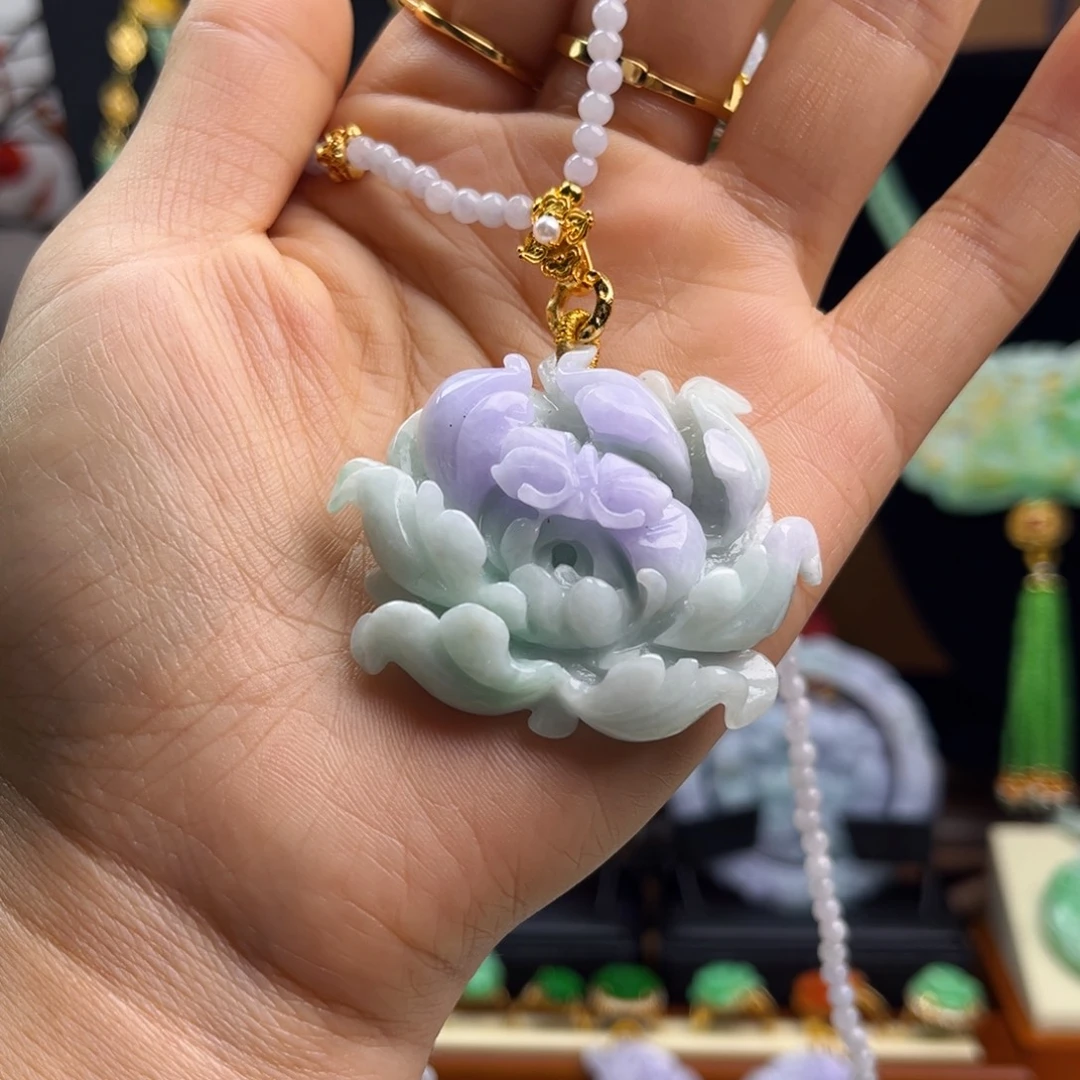 翡翠未镶嵌颈饰天然翡翠