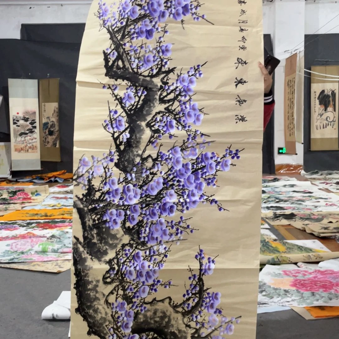 国画国画作品画心一张
