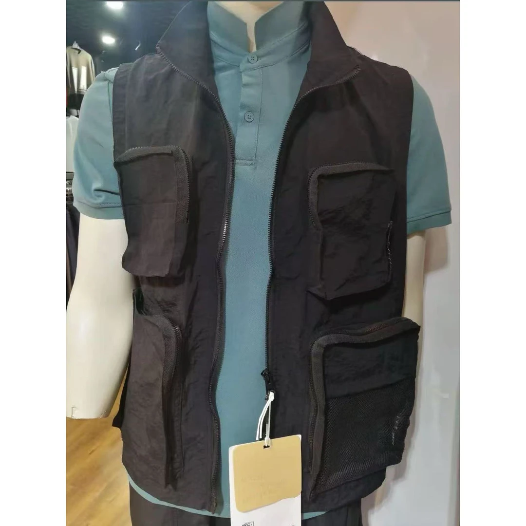 3313#~#高品质工装风经典百搭春秋夹克马甲外套