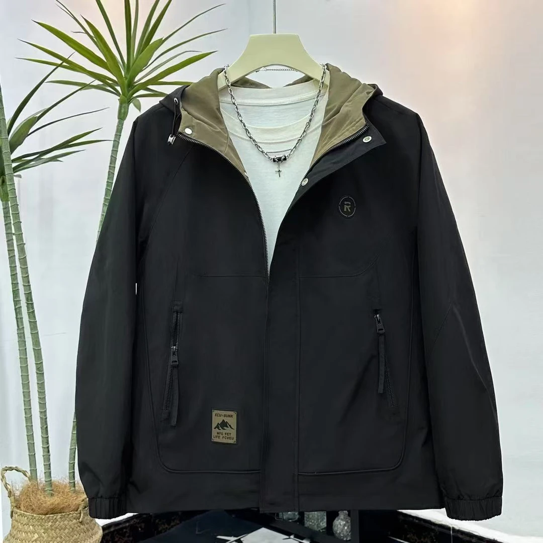 82036 高级感男士春秋季外套潮牌工装休闲短款潮流帅气夹克