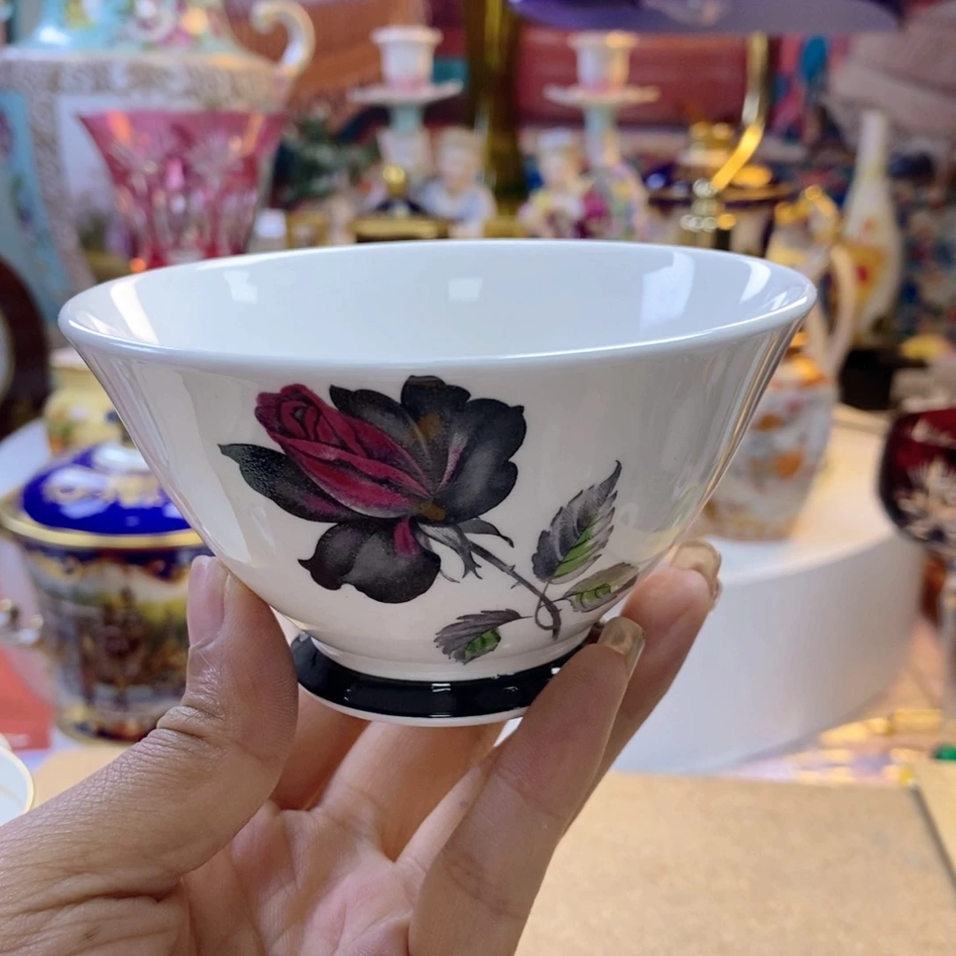 骨瓷阿尔伯特特瓷器欧瓷咖啡杯水晶杯