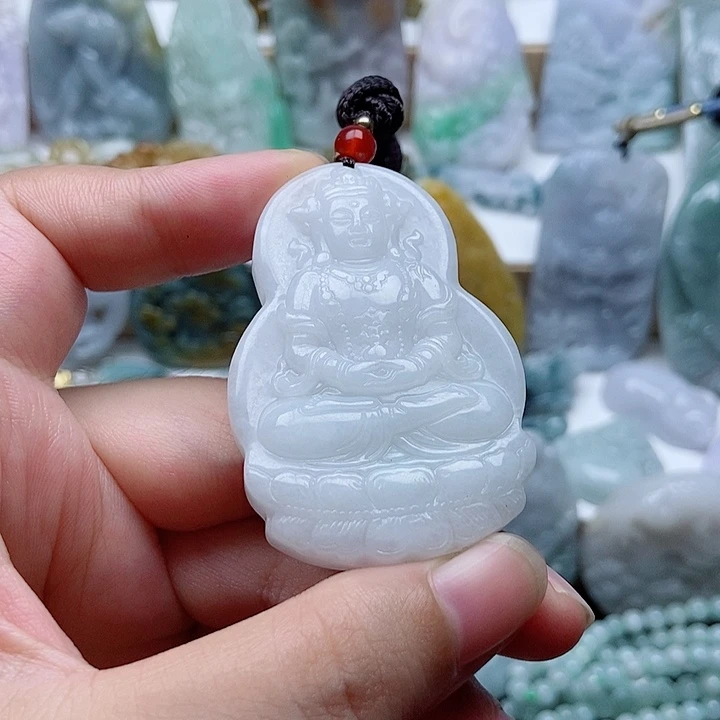 翡翠未镶嵌吊坠(不含链)1