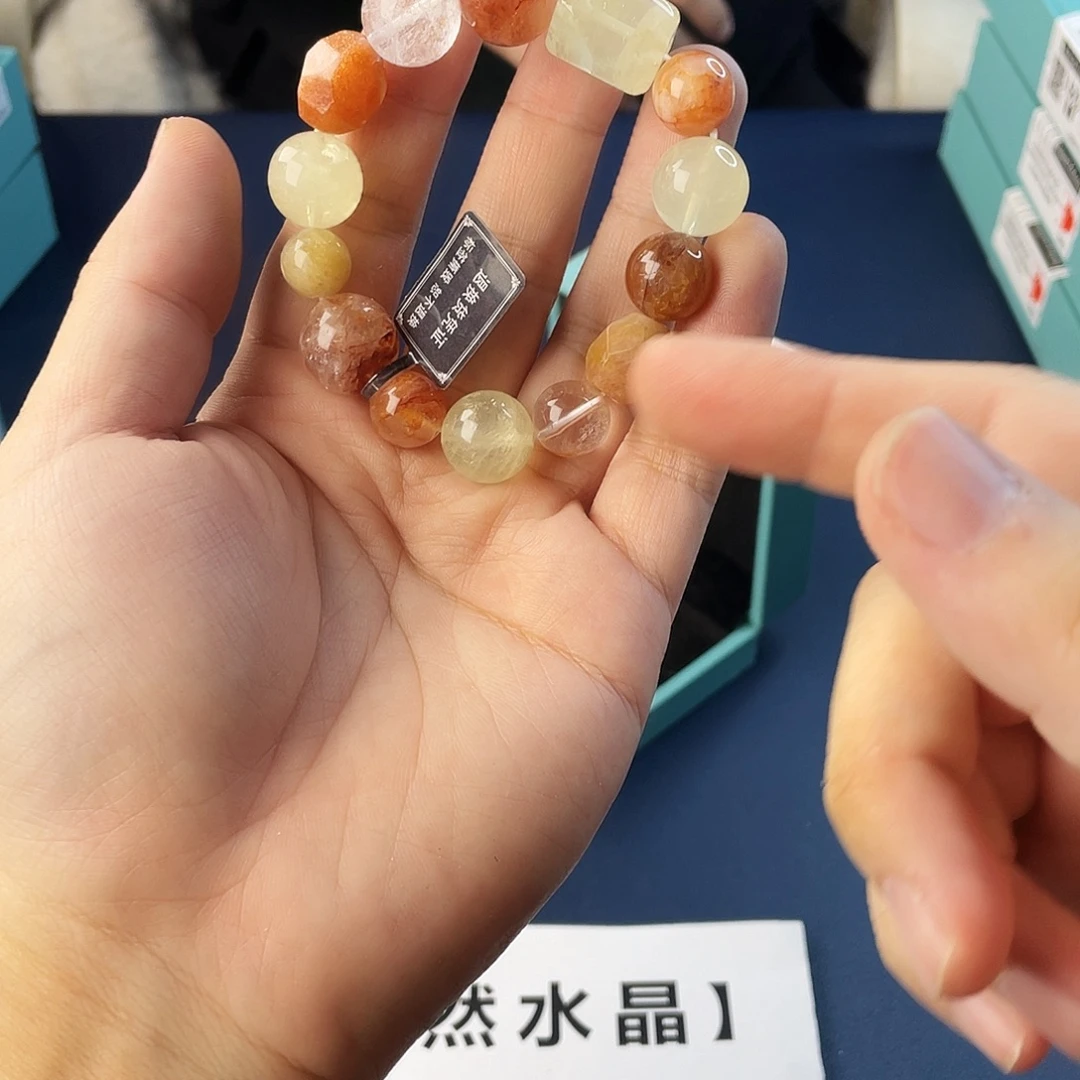 水晶手链银S925镶嵌