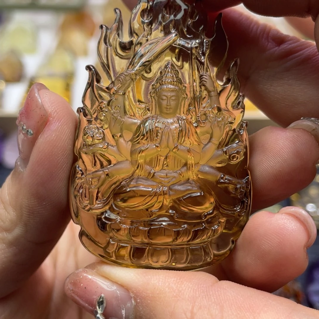 水晶颈饰未镶嵌定制