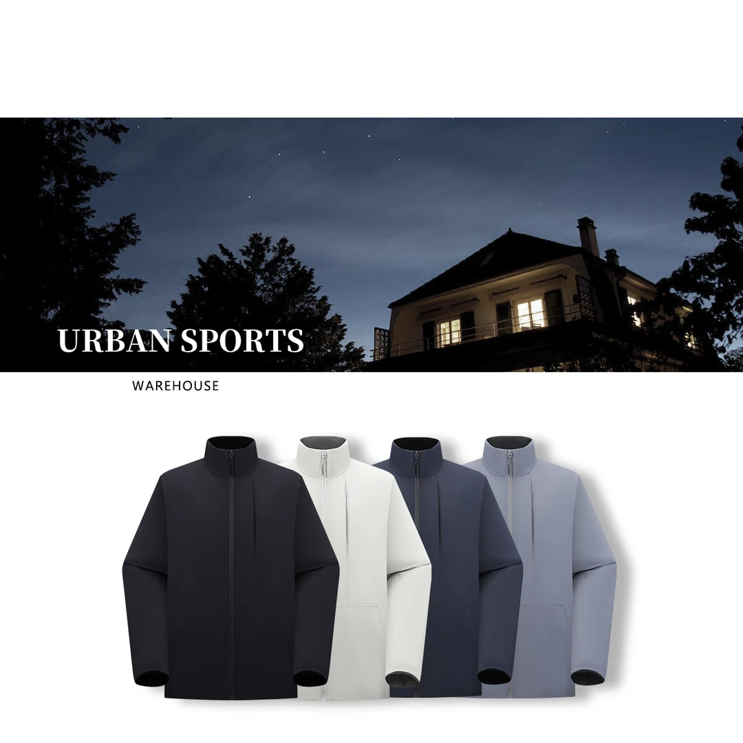 冬季男士新款立领纯色防水防风棉服外套