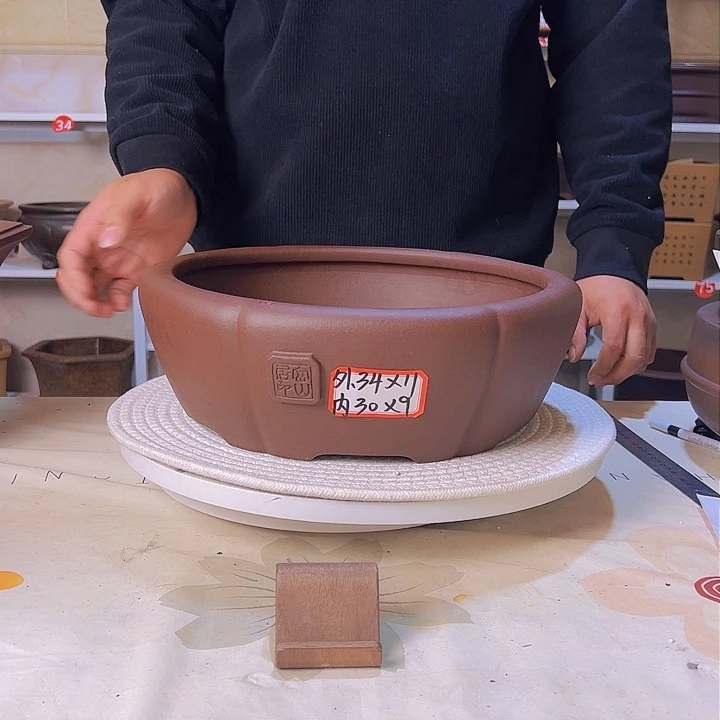 紫砂花盆紫砂花盆