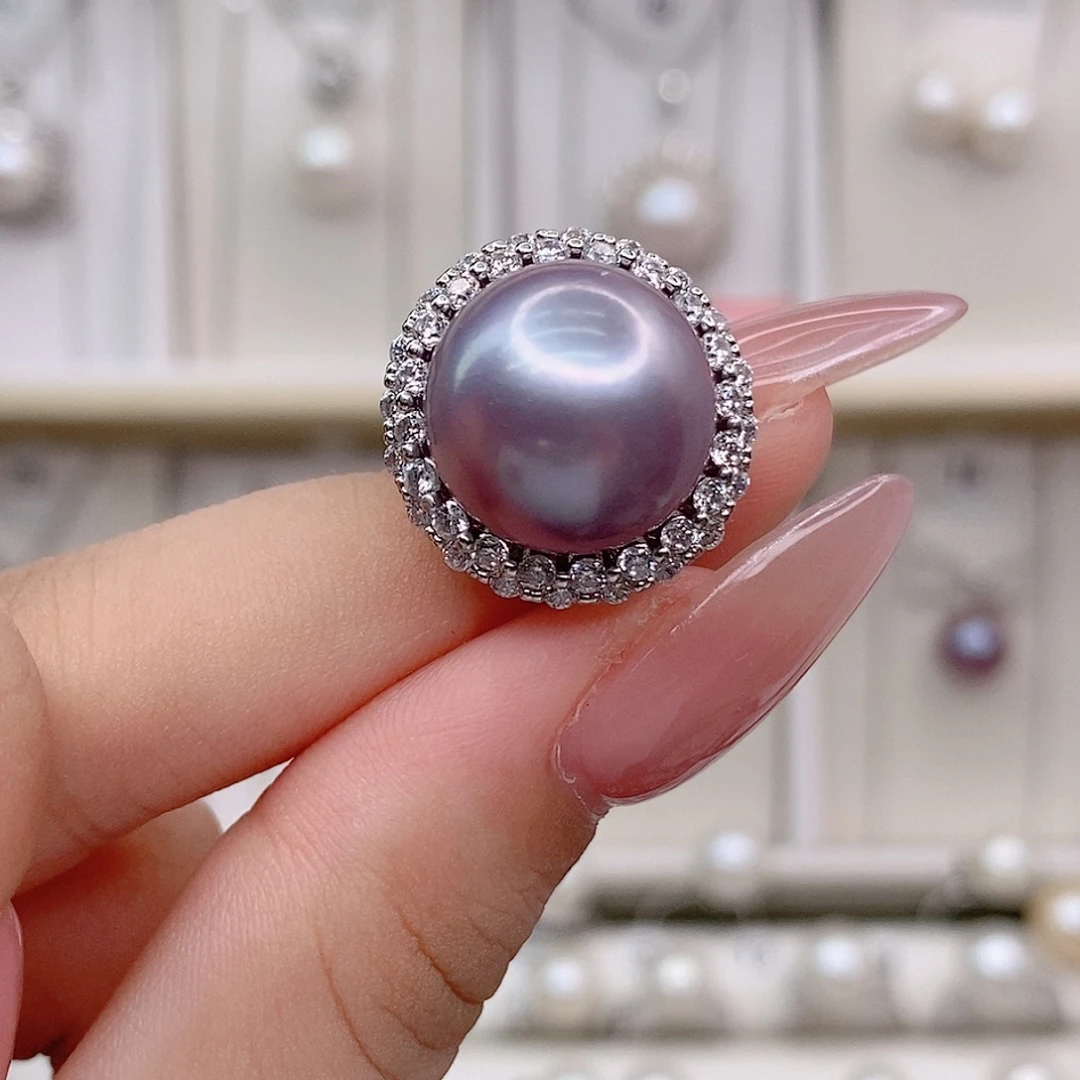 未镶嵌戒指淡水珍珠13➕