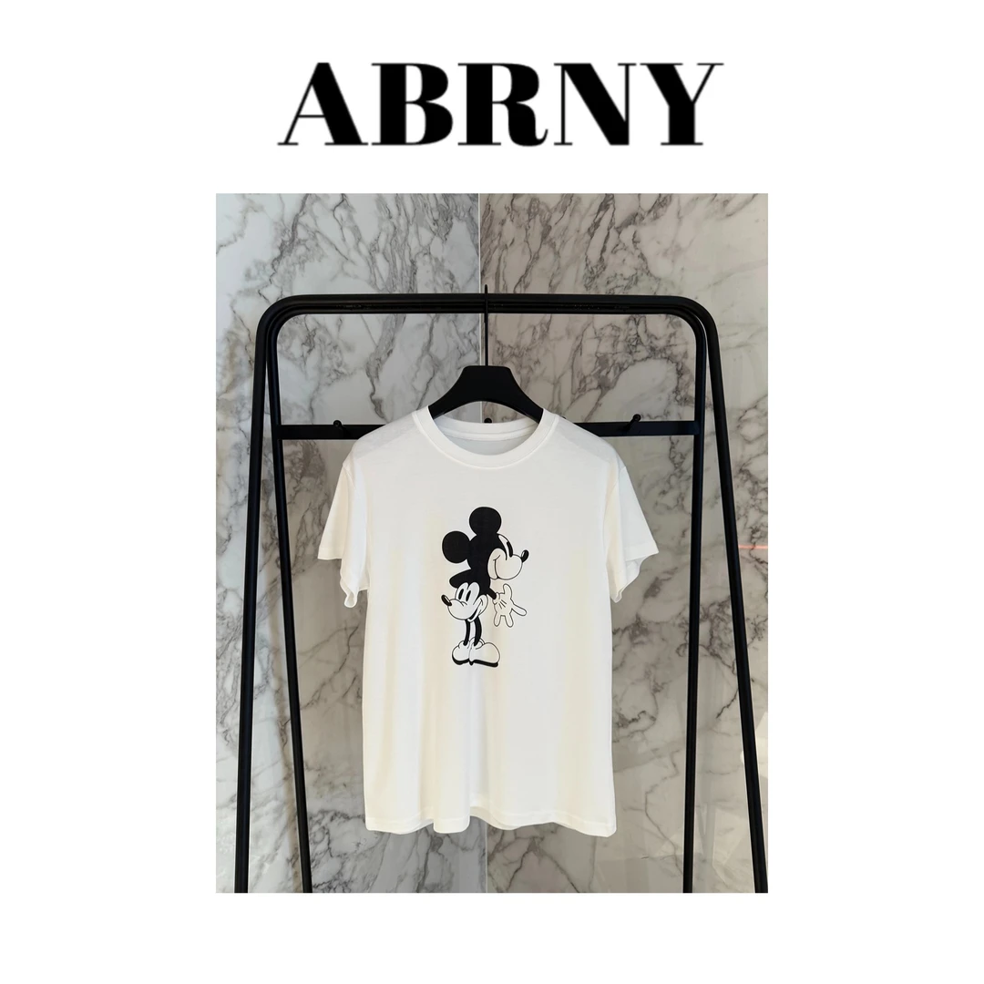 许小黑【童年回忆】新款休闲宽松卡通图案圆领短袖T恤上衣9180