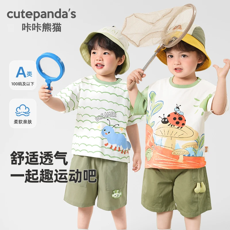 婴儿衣服休闲短袖T恤夏装男童女童宝宝儿童小童夏季半袖上衣Y9485