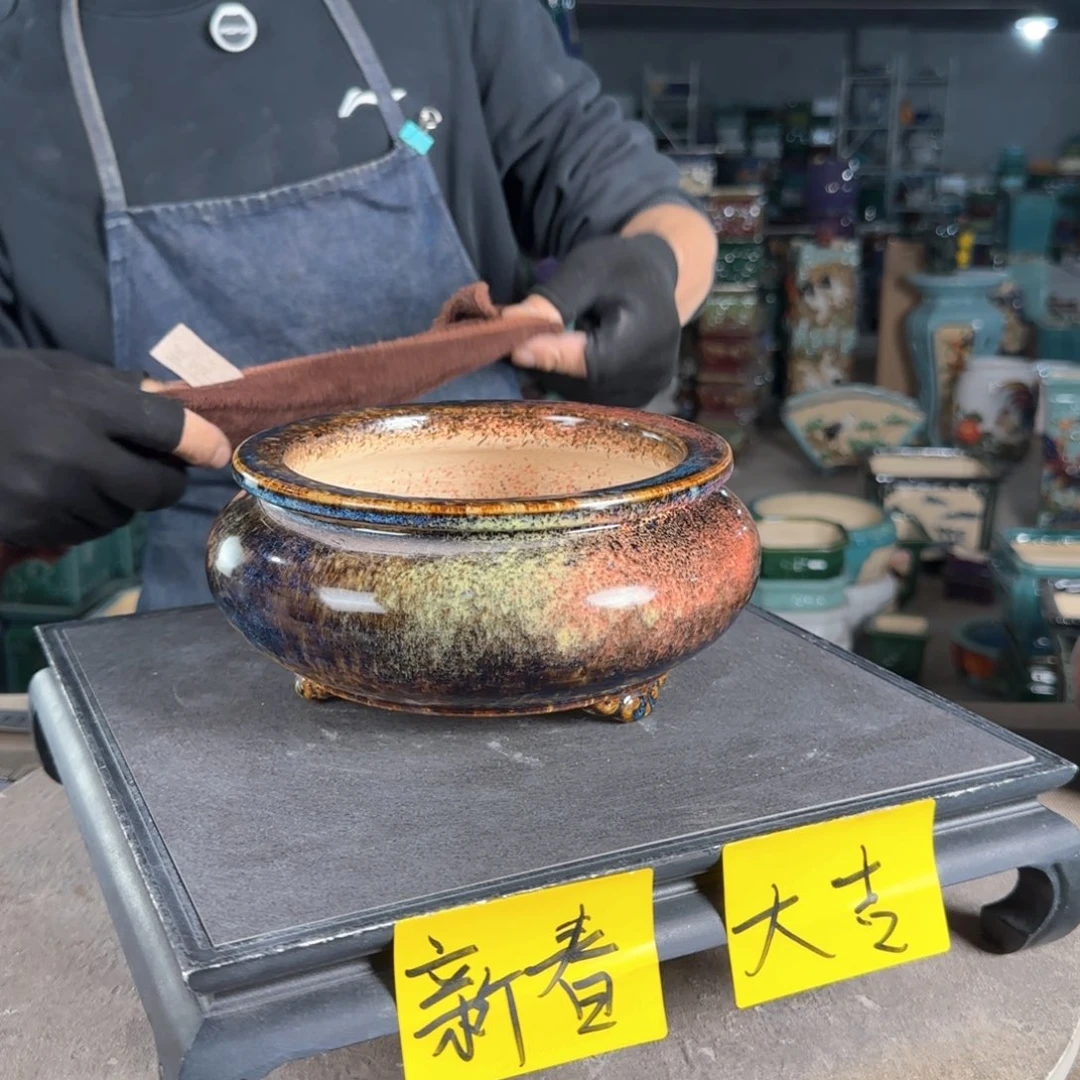 一风堂石湾花盆。136