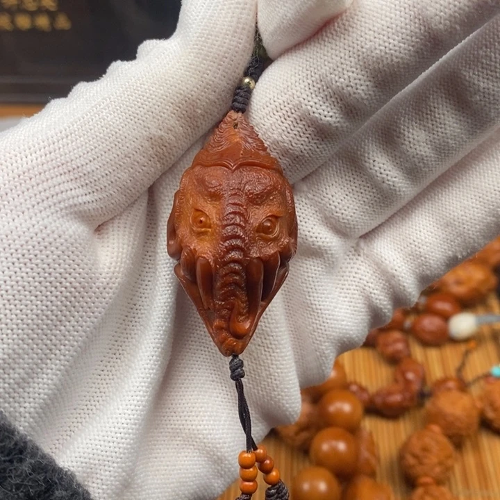 橄榄核吊坠许静健老师吉象