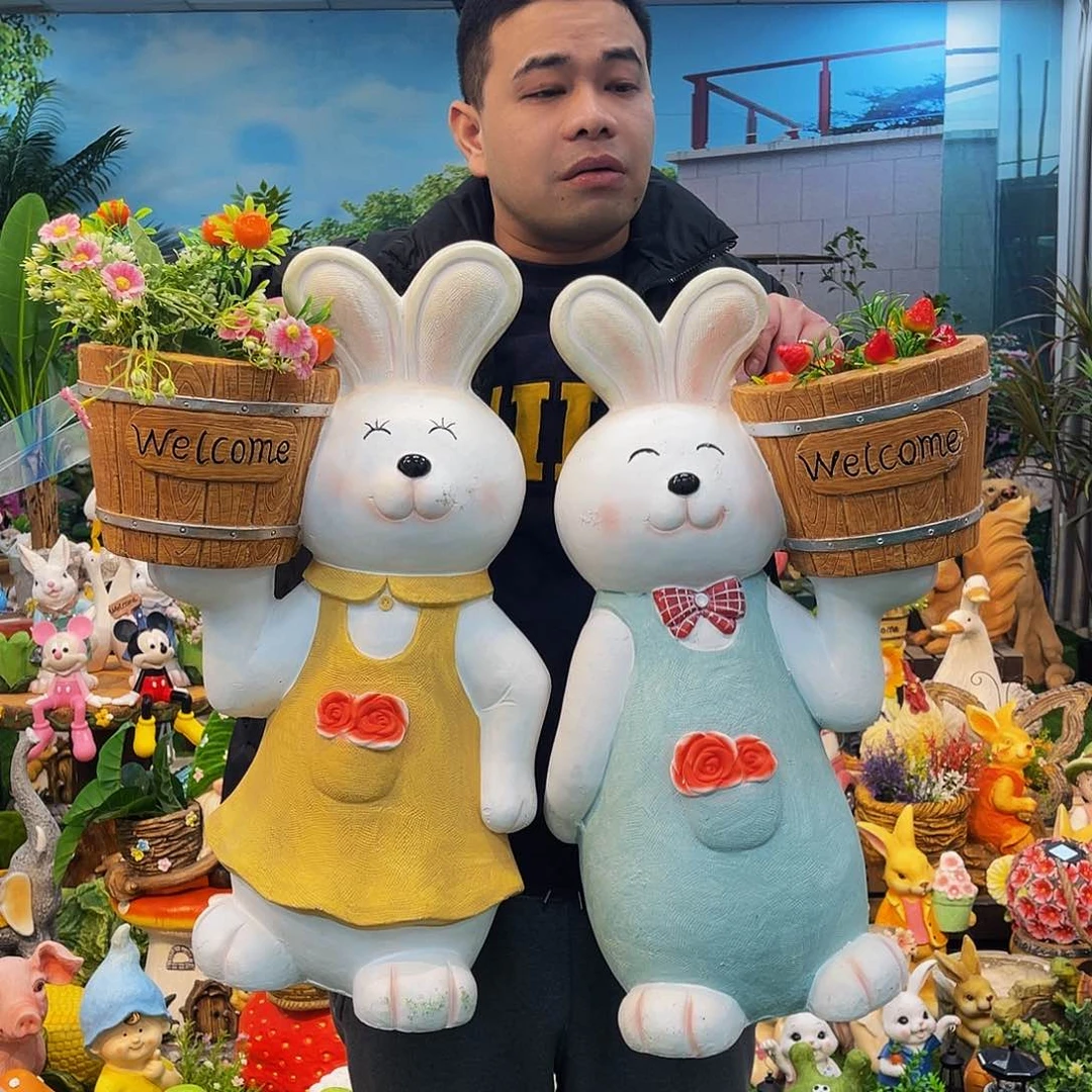 红陶花园庭院摆件&0002&