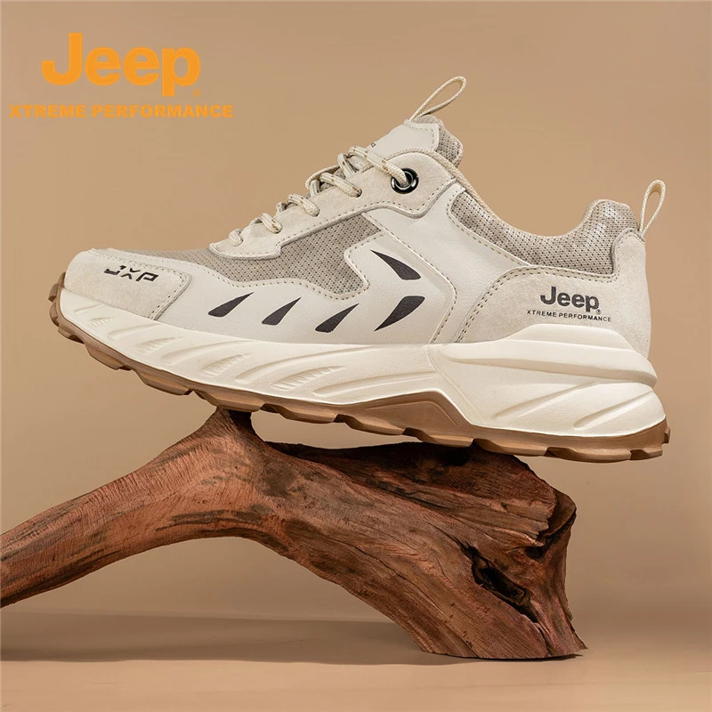 JEEP/吉普新款男士户外防滑耐磨透气休闲登山运动轻便舒适徒步鞋