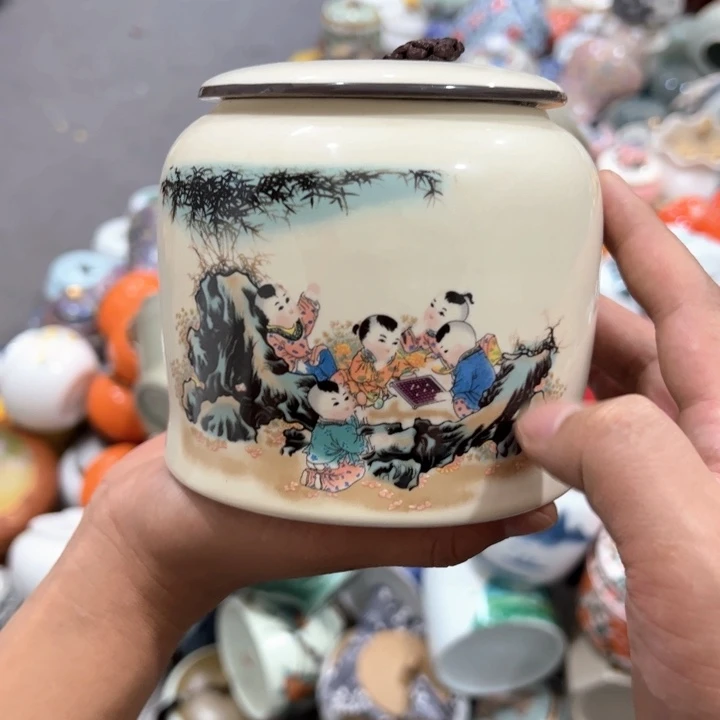 瑕疵福利品陶瓷茶叶罐