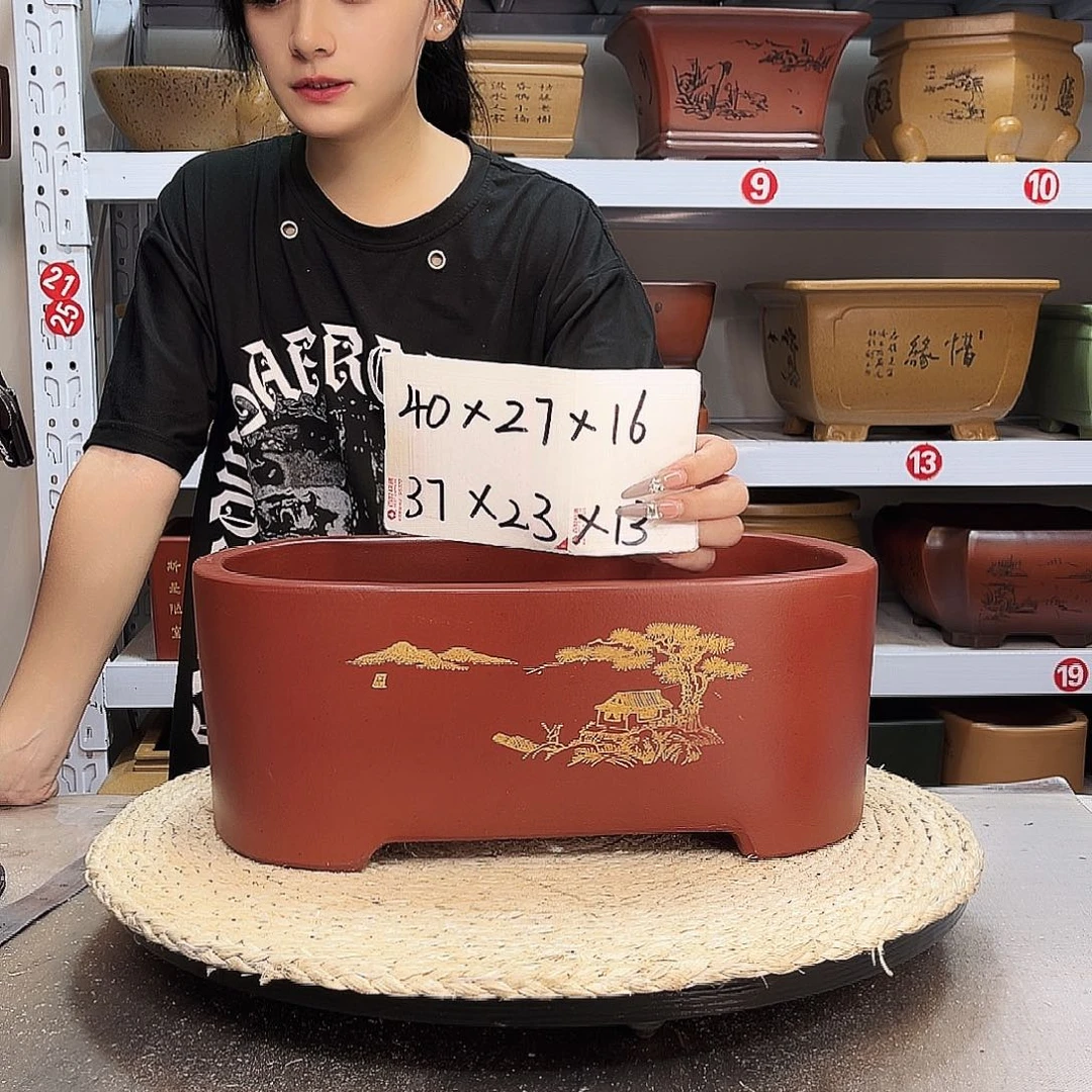 紫砂花盆紫砂花盆