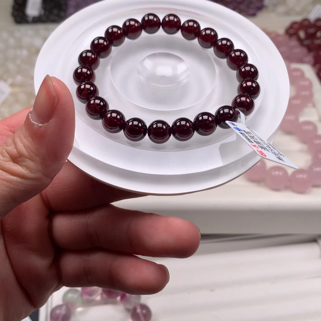 石榴石手链未镶嵌石榴石8、B39