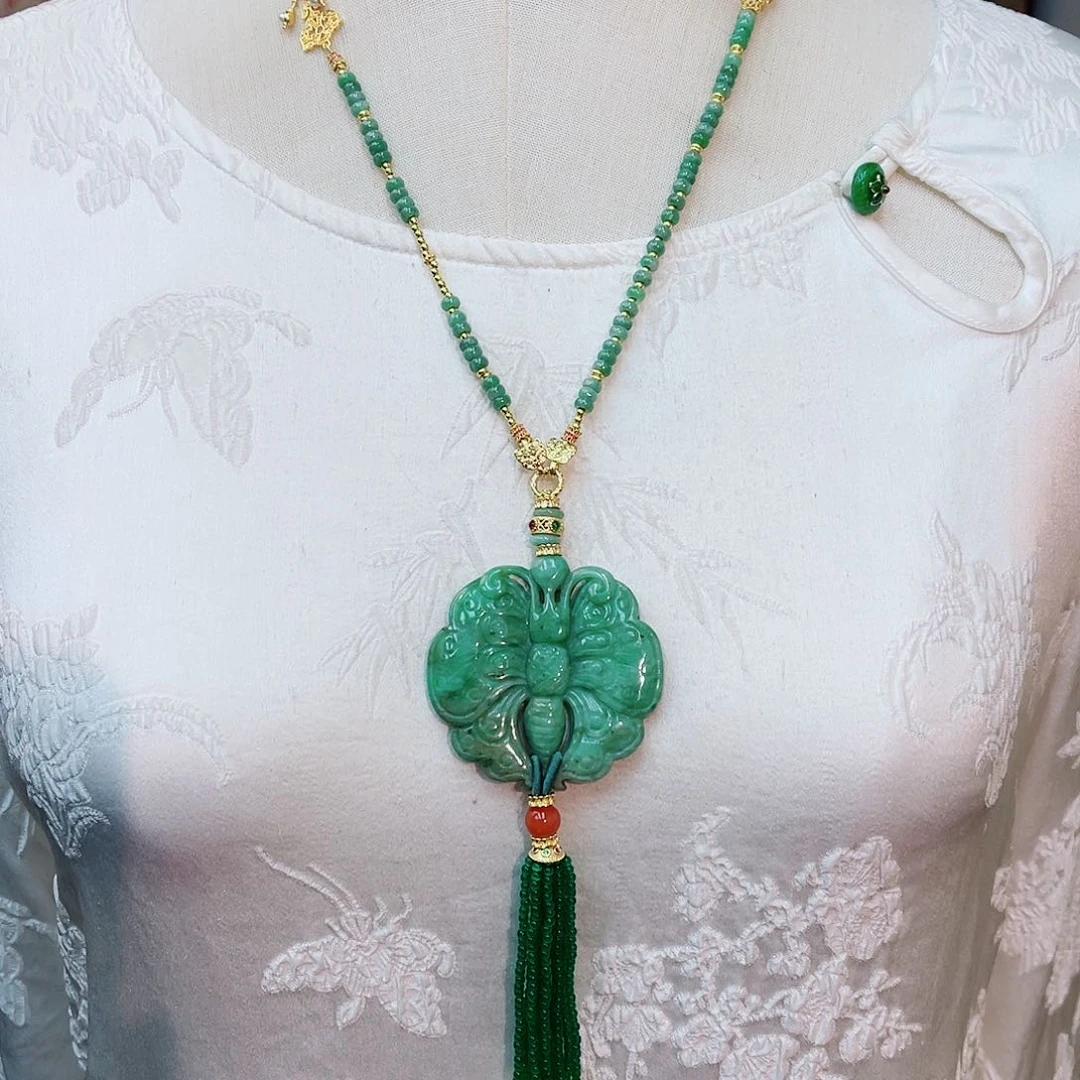 颈饰合金翡翠48小时鉴赏期1