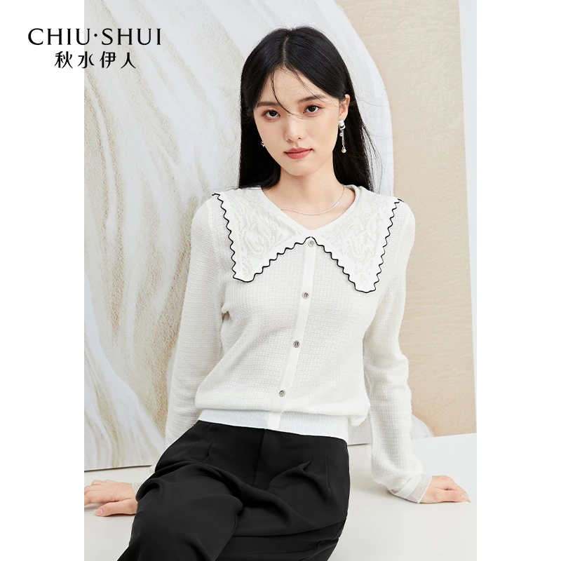 【许半夏专属】秋水伊人柔软淑女通勤毛针织衫年春新款女时尚休