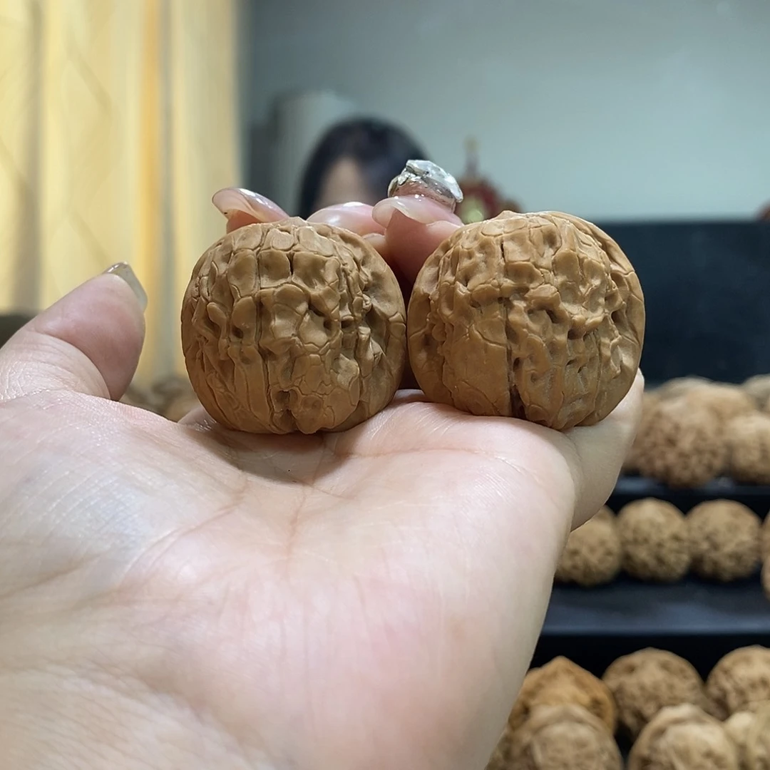 把件文玩核桃36甲骨文