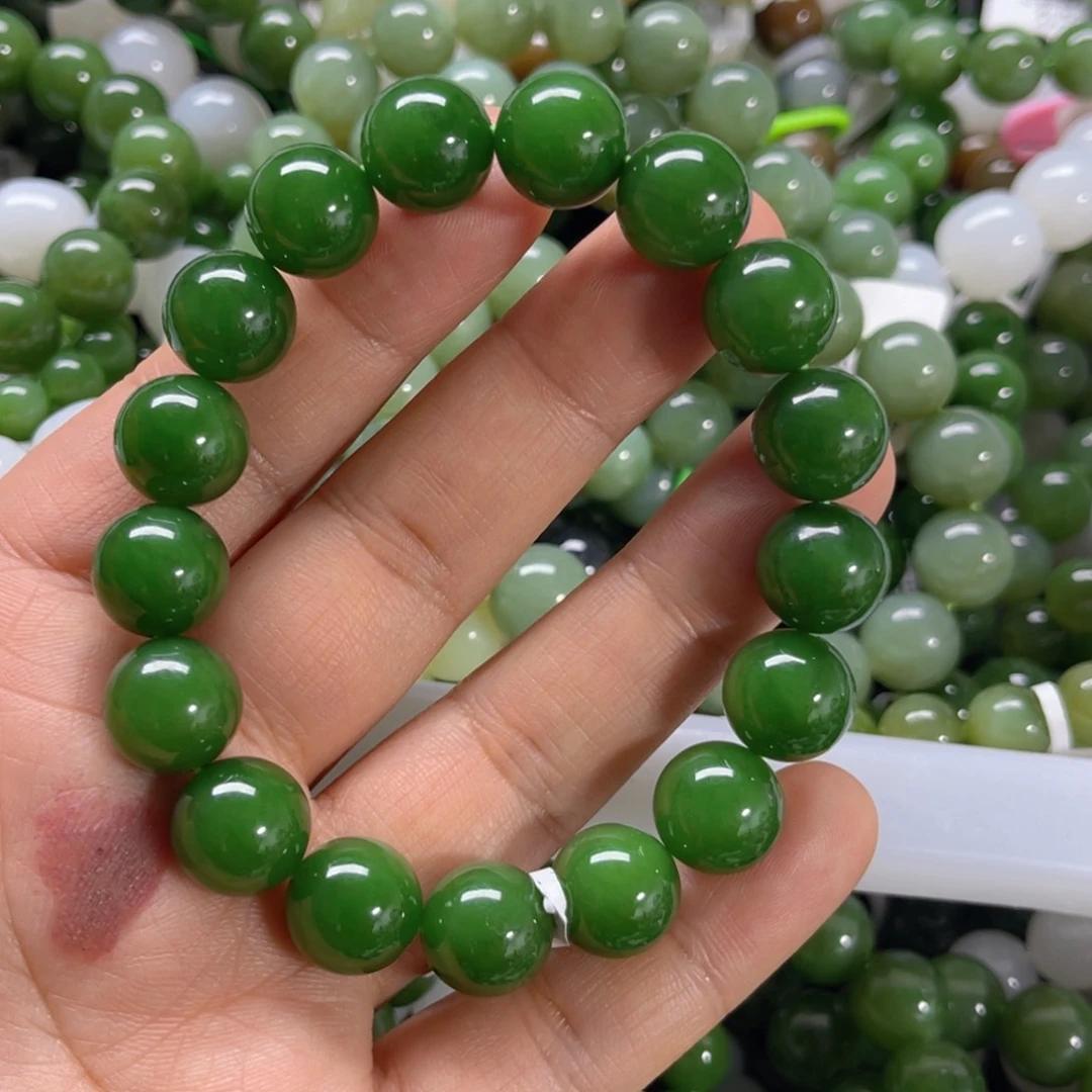 未镶嵌手链和田玉遇***走