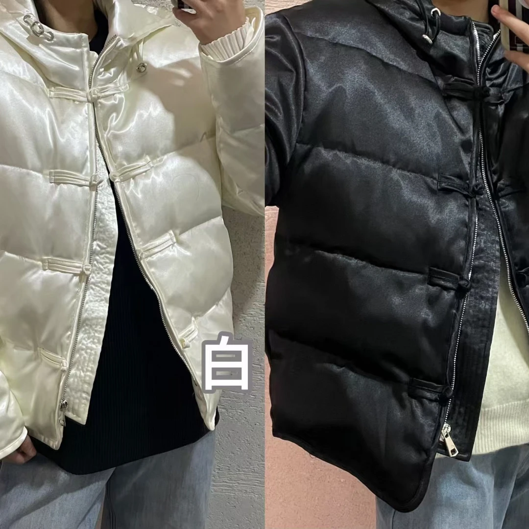 【 雨•美 推荐 】0211中式连帽拉链盘扣棉服