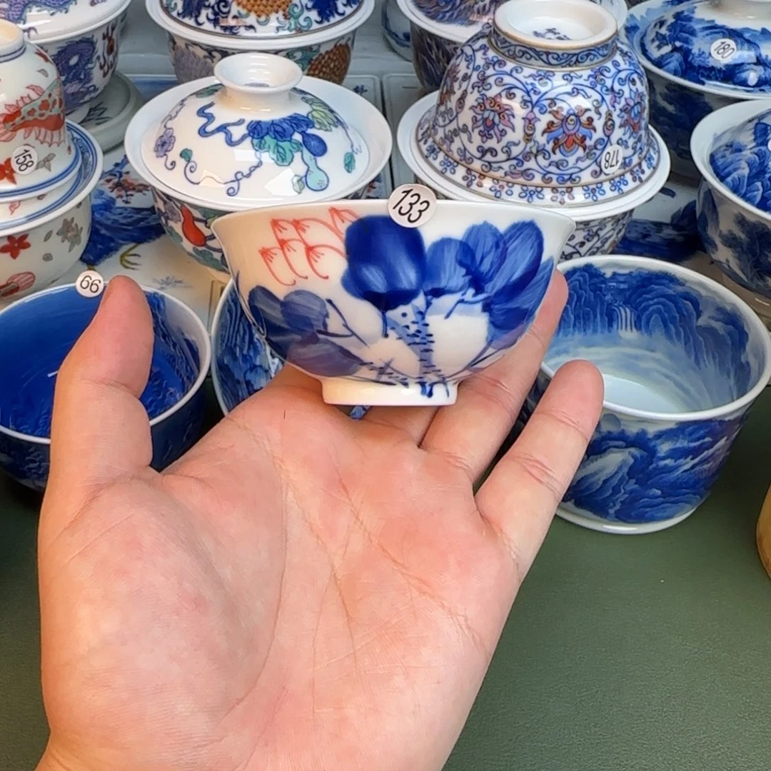 彦祖纯手工手绘茶具133