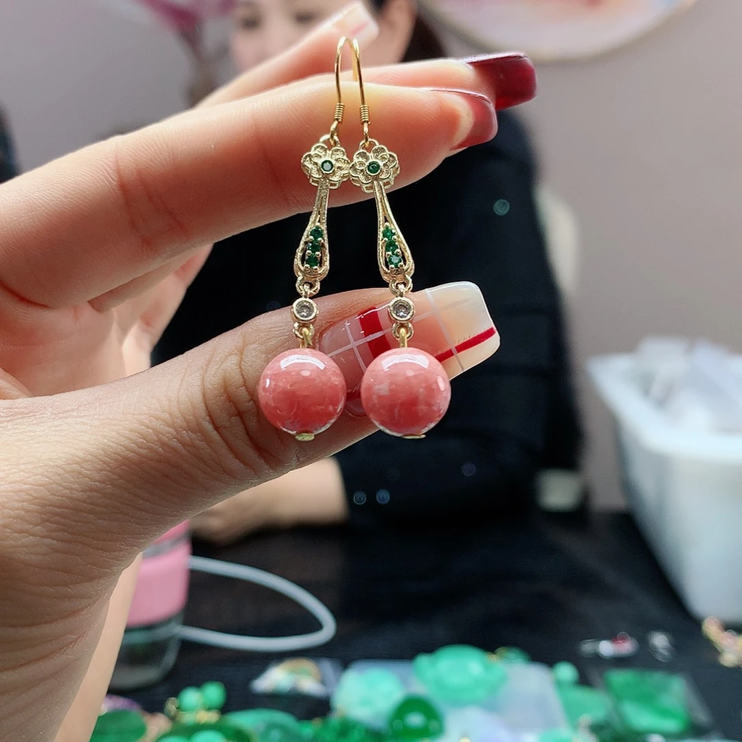 【闪购商品】翡翠耳饰未镶嵌，