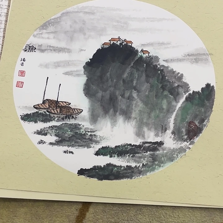 国画38-38卡纸作品艺