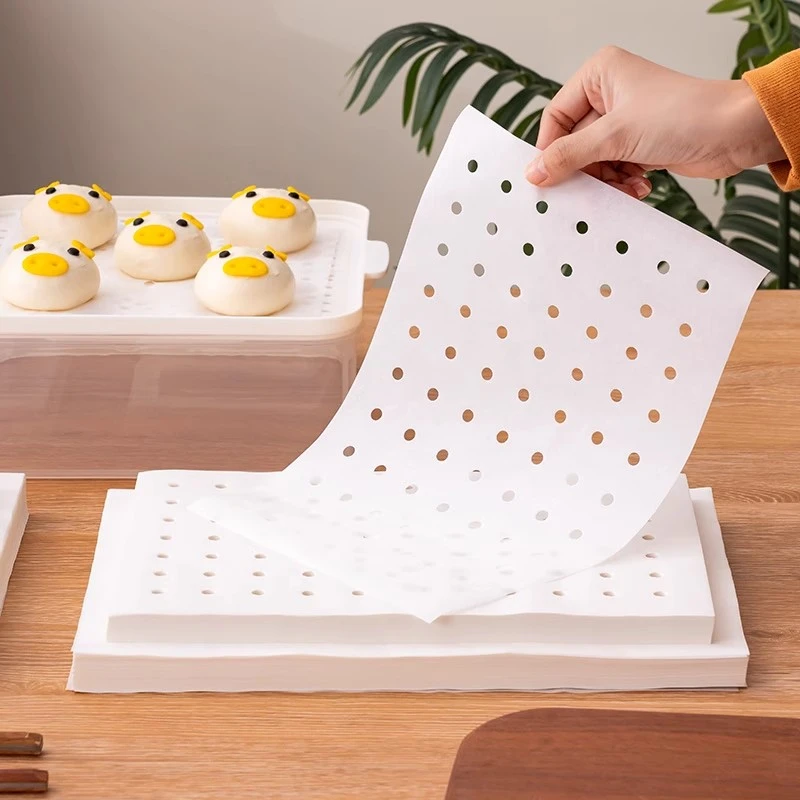 蒸箱专用纸馒头包子不粘一次性商用烤箱用纸食品蒸笼笼屉布垫纸