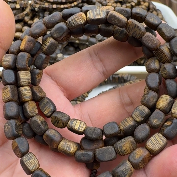 沉香手串张勺子手串17克加