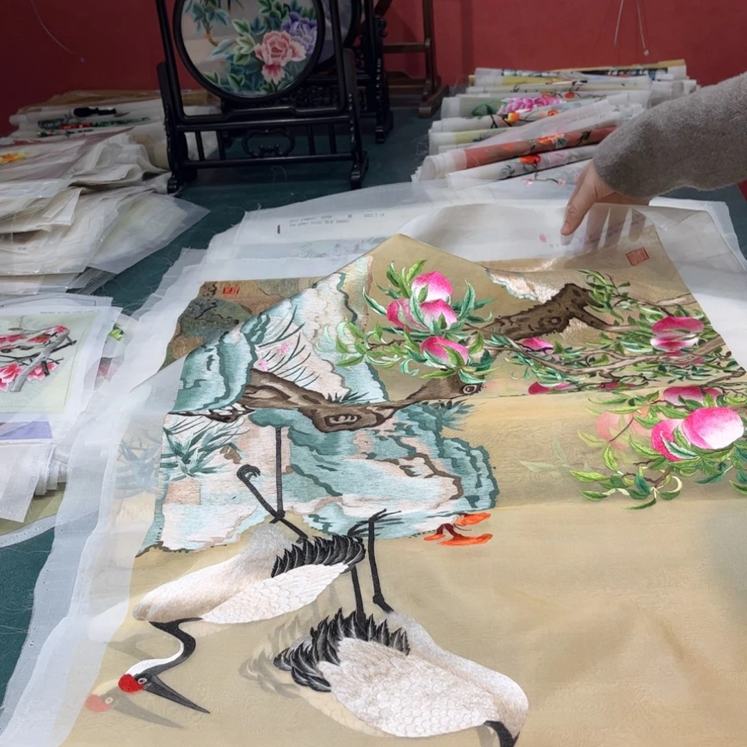 清***月刺绣纯手工打造全网最高性价比