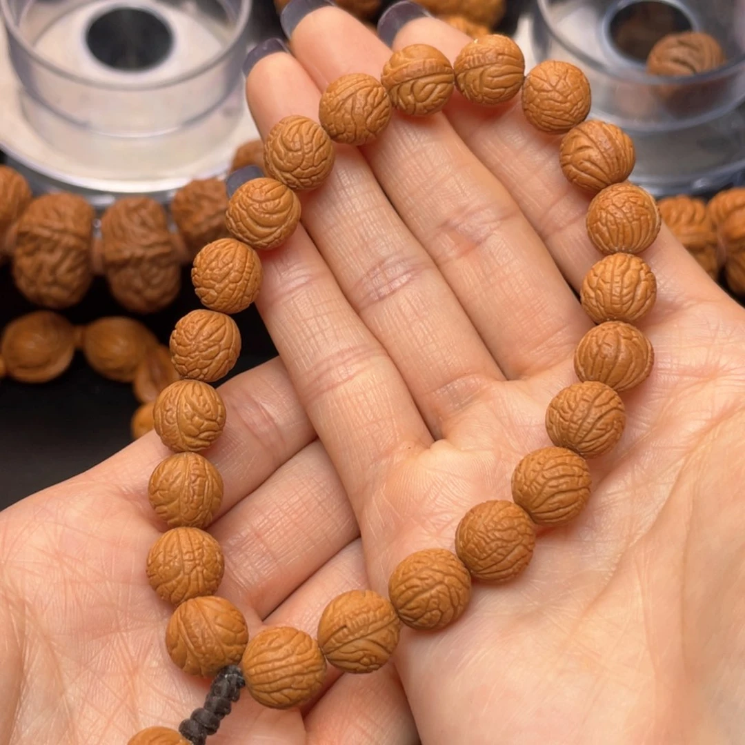 桃核手串龙纹桃核3