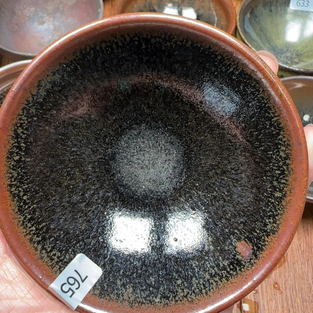 柴烧建盏茶盏茶杯765