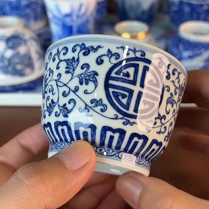 瓷片景德镇全手工手绘陶瓷