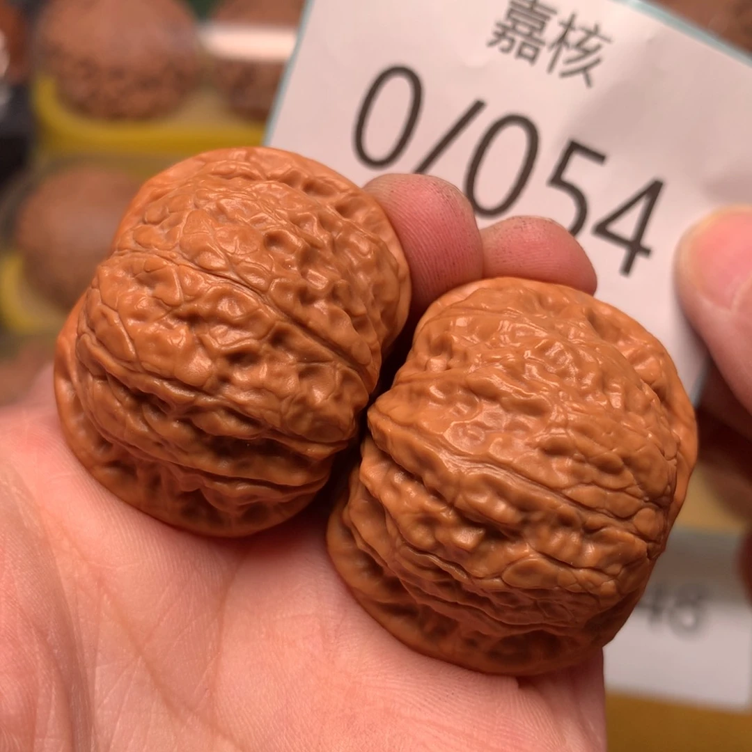 文玩核桃把件肉球乾隆磨37