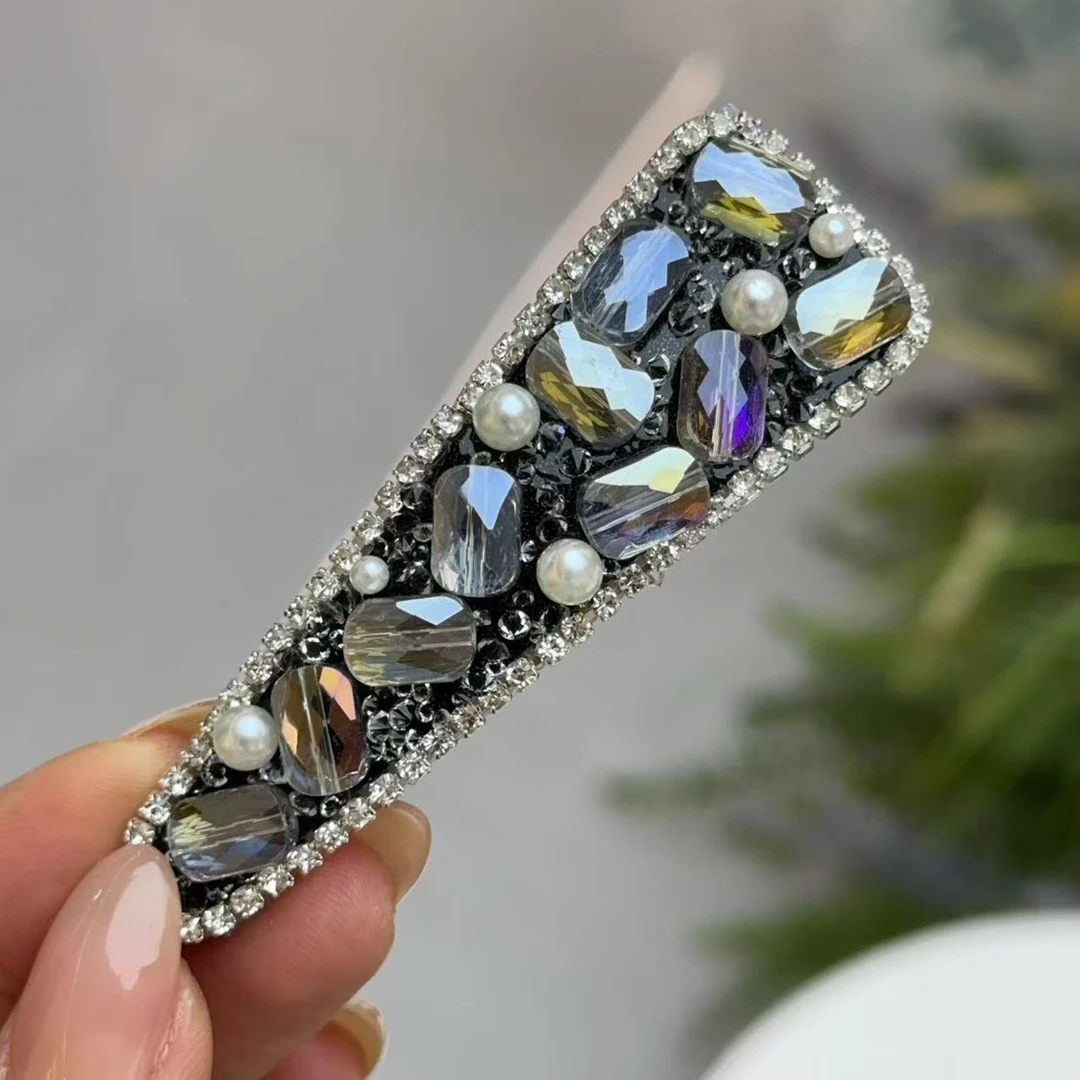 FUXI/福熙新款韩版满镶时尚百搭精品BB夹1300