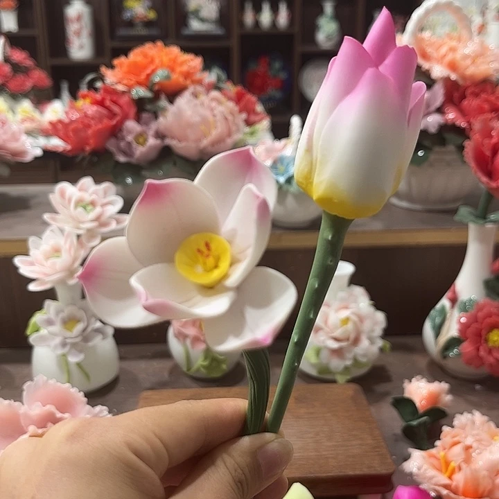 瓷片陶瓷工艺品摆件