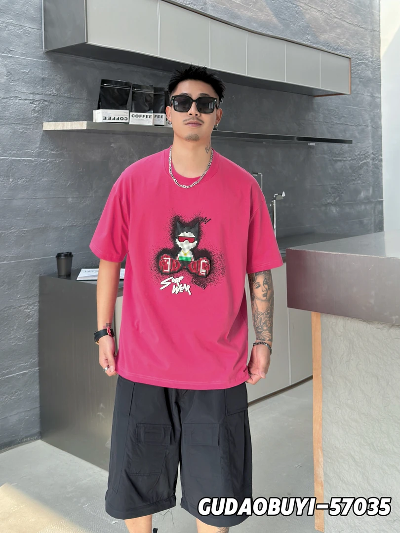 【夏季】新款男女同款时尚百搭阿童木图案短袖T恤57035