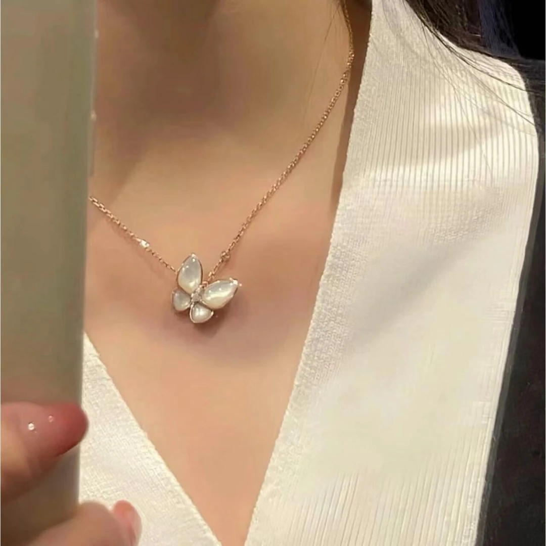 经典蝴蝶项链时尚小众