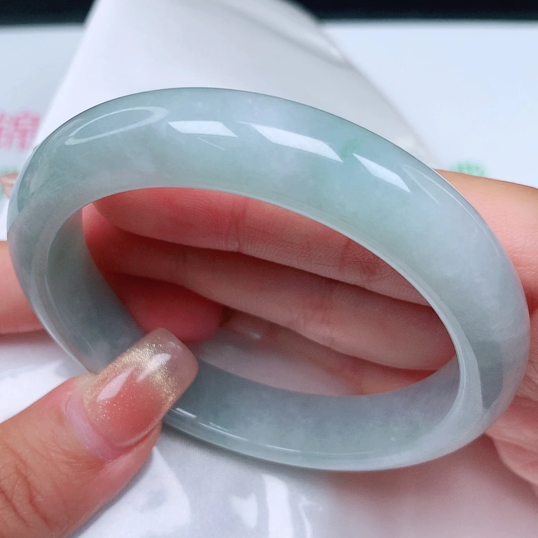 翡翠未镶嵌手镯2041正58