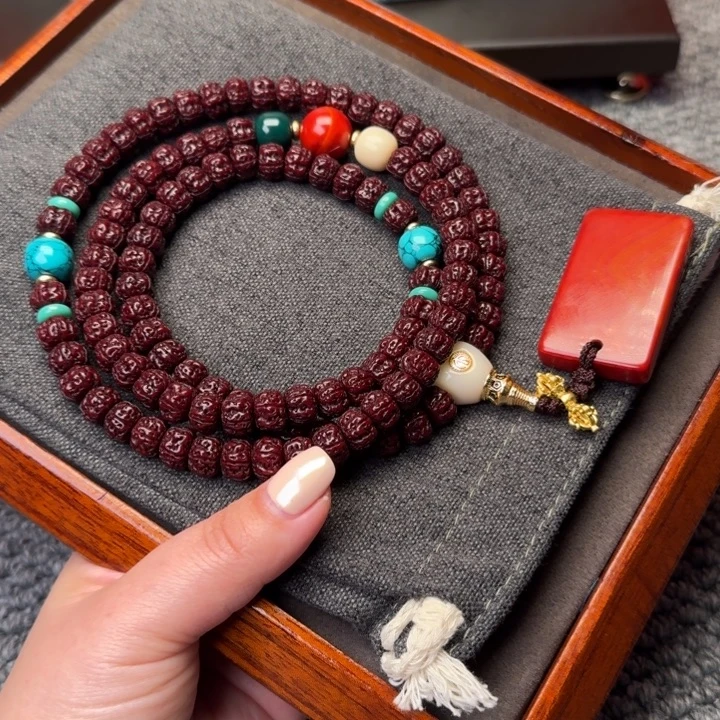 和***社吊坠金刚菩提黑金