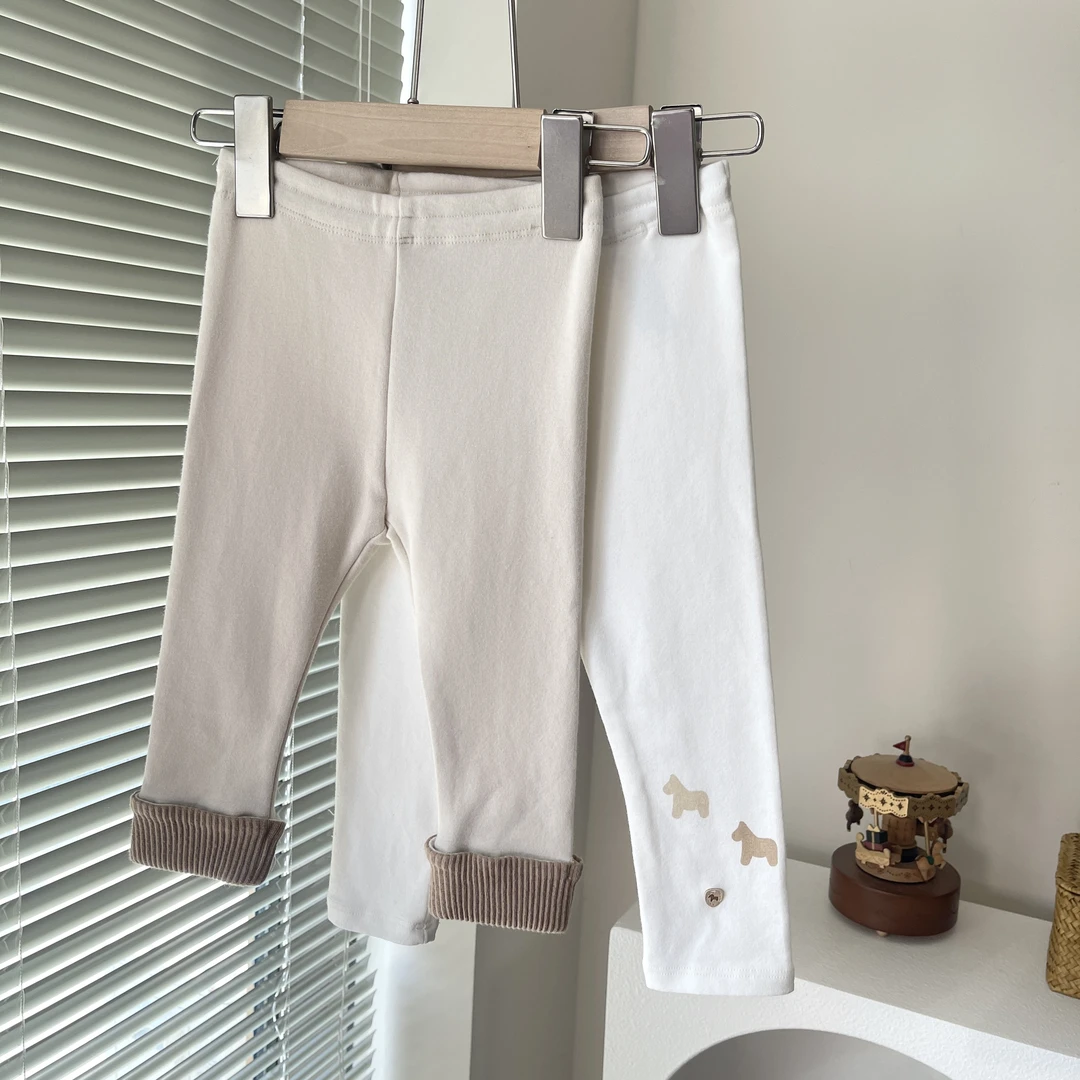 韩单 小马家 25春款 超柔软 中性款百搭 打底裤