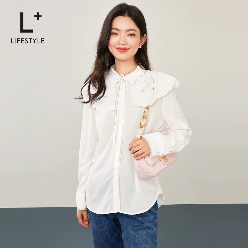 【谷邦L+lifestyle】甜美长袖衬衫 L3111155