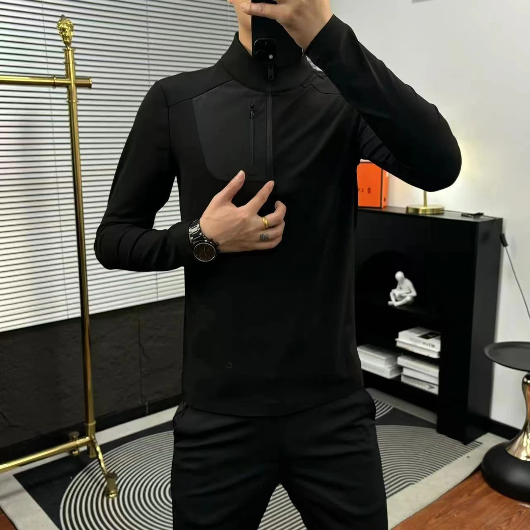 【灵魂】秋冬新款加厚加绒商务休闲小衫