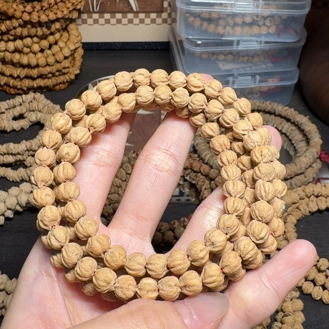 柏香籽/百香籽手串莲花桩