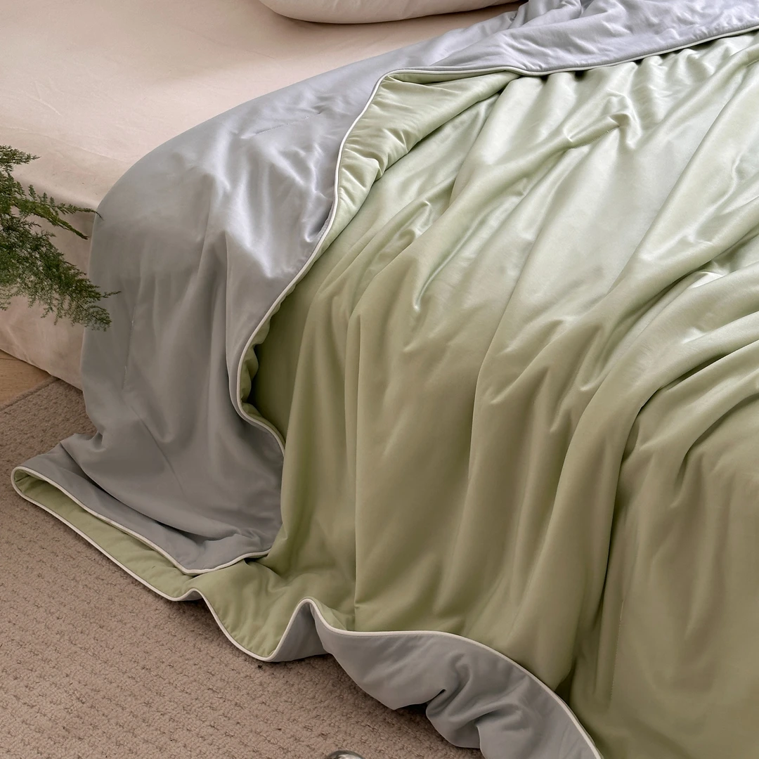 【MJ】纯色A类凉感夏凉被芯冰丝薄款空调被子夏季可机洗