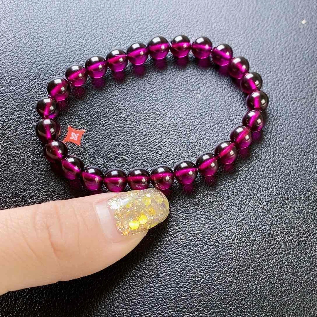 石榴石手链未镶嵌熊****³7.0单圈毕业级