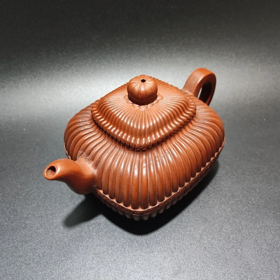 正品宜兴紫砂壶名家纯手工制作原矿古红泥顾景舟壶家用功夫茶壶
